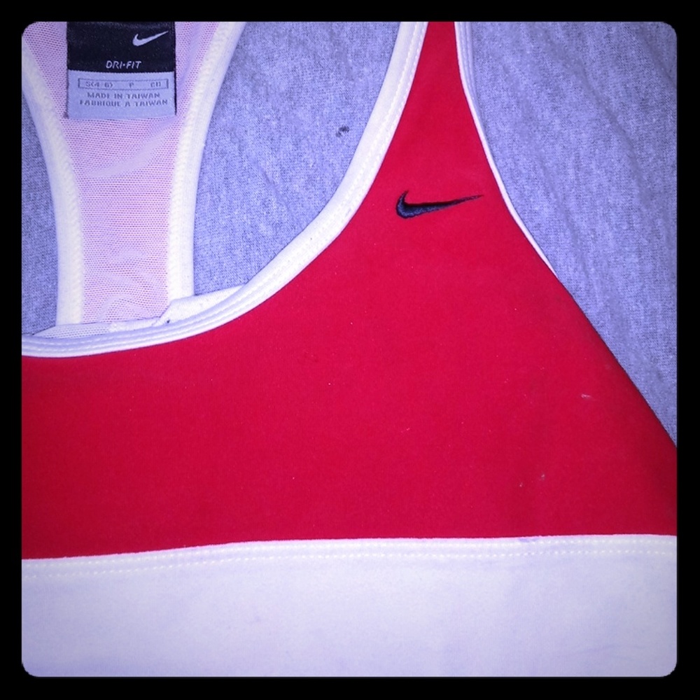 Red white and blue Nike Dri-Fit